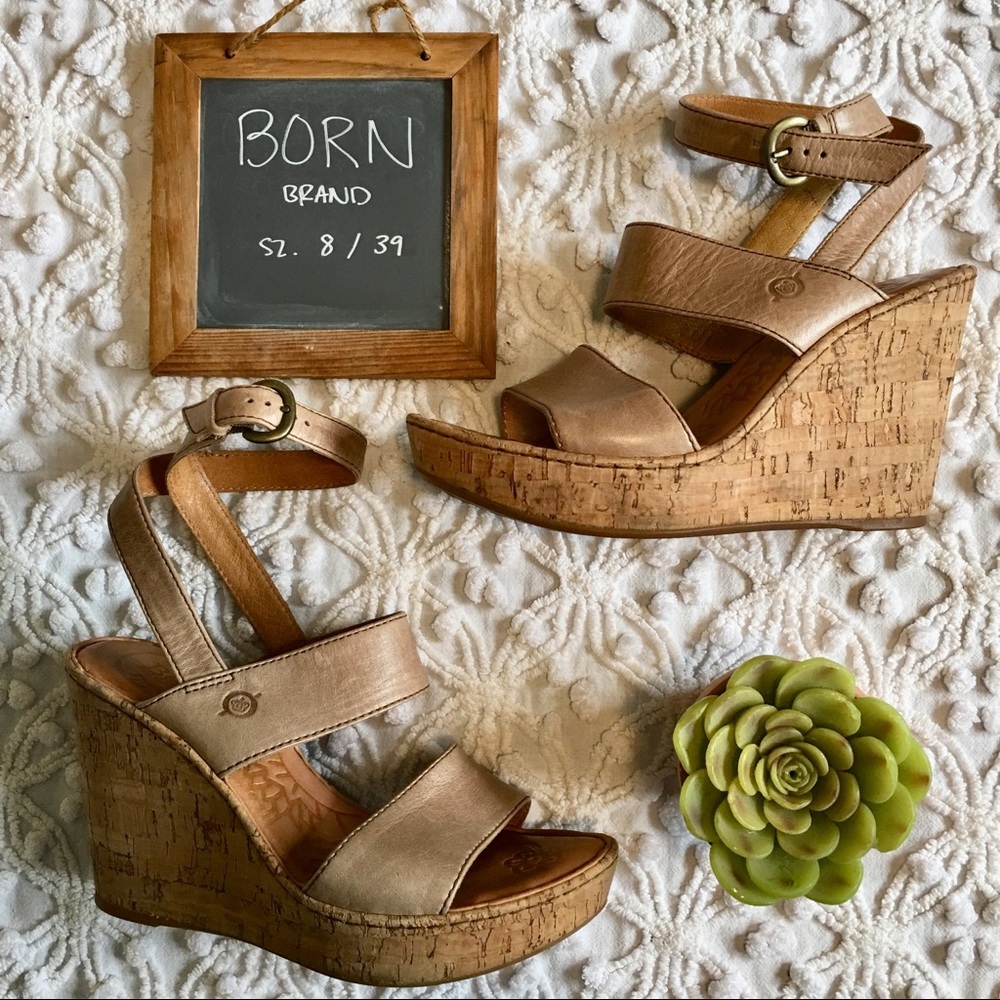 Born wedge sandals